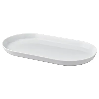 IKEA 365+ (ИКЕА 365+) — Блюдо, белое 36x20 см