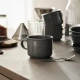 IKEA DAGGASTER (ИКЕА ДАГГАСТЕР) — Кружка, в горошек/серая 40 cl — фото 2