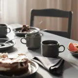 IKEA DAGGASTER (ИКЕА ДАГГАСТЕР) — Кружка, в горошек/серая 40 cl — фото 3