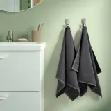 IKEA VÅGSJÖN (ИКЕА ВОГШЁН) — Полотенце для рук, тёмно-серый 50x100 см — фото 4