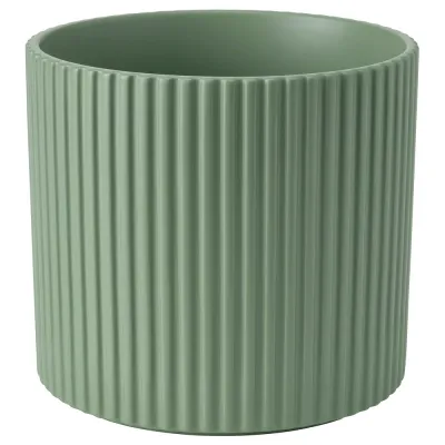 IKEA DAKSJUS (ИКЕА ДАКСЙУС) — Кашпо, светло-зелёный 15 см