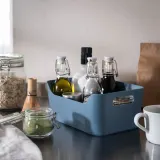 IKEA UPPDATERA (ИКЕА УППДАТЕРА) — Контейнер, серо-голубой 24x17 см — фото 2