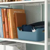 IKEA UPPDATERA (ИКЕА УППДАТЕРА) — Контейнер, серо-голубой 24x17 см — фото 4