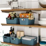 IKEA UPPDATERA (ИКЕА УППДАТЕРА) — Контейнер, серо-голубой 24x17 см — фото 8