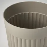IKEA FRÄKENVÄXT (ИКЕА ФРЭКЕНВЭКСТ) — Кашпо, для дома/улицы/тёмный серо-бежевый 24 см — фото 4