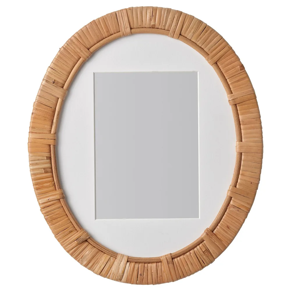 IKEA TRIVIALSKOG (ИКЕА ТРИВИАЛСКОГ) — Рамка для фото, ротанг 13x18 см