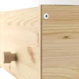 IKEA RAGGBERG (ИКЕА РАГГБЕРГ) — Вешалка для одежды с полкой, сосна 40x21x17 см — фото 6