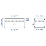 IKEA RAGGBERG (ИКЕА РАГГБЕРГ) — Вешалка для одежды с полкой, сосна 40x21x17 см — фото 8