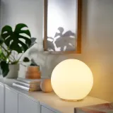 IKEA KAJPLATS (ИКЕА КАЙПЛАТС) — Лампа светодиодная E27 470 люмен, смарт белый спектр/шар/матовая белая — фото 2