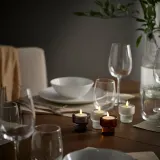 IKEA SKATGÅS (ИКЕА СКАТГОС) — Набор светодиодных свечей-таблеток, с зарядной пластиной белый — фото 3