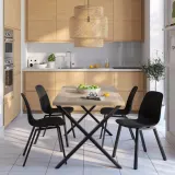 IKEA SKÅLSTA (ИКЕА СКОЛСТА) — Каркас стула, профилированный металл/черно-серый — фото 2
