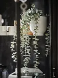 IKEA FEJKA (ИКЕА ФЕЙКА) — Искусственное растение в горшке, для дома/для улицы подвесное/эвкалипт 9 см — фото 3