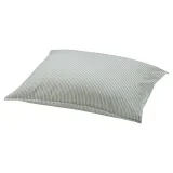 IKEA SOLFIBBLA (ИКЕА СОЛФИББЛА) — Наволочка, белый зелёный/полоски 50x60 см — фото 1