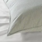 IKEA SOLFIBBLA (ИКЕА СОЛФИББЛА) — Наволочка, белый зелёный/полоски 50x60 см — фото 3