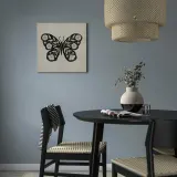 IKEA GRÖNMES (ИКЕА ГРЁНМЕС) — Картина, бабочка 56x56 см — фото 4
