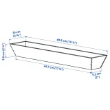 IKEA UPPDATERA (ИКЕА УППДАТЕРА) — Вкладыш в ящик, бамбук 10x50 см — фото 4