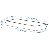 IKEA UPPDATERA (ИКЕА УППДАТЕРА) — Вкладыш в ящик, бамбук 20x50 см — фото 6