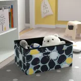 IKEA SKÅJARE (ИКЕА СКОЙАРЕ) — Коробка, чёрный/синий 53x37x26 см — фото 3