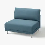IKEA UPPÅKRA (ИКЕА УППОКРА) — Чехол для 1,5-местного модуля, Аксвалль тёмный серо-синий — фото 2