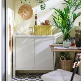 IKEA DJURTRÄNARE (ИКЕА ДЙУРТРЭНАРЕ) — Корзина, светло-жёлтый 25х35х19 см — фото 3