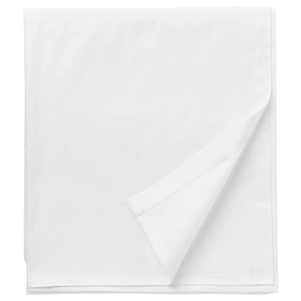 IKEA DVALA (ИКЕА ДВАЛА) — Простыня, белый 240х260 см