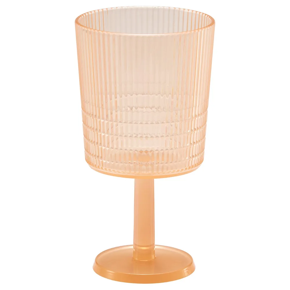 IKEA KALLSINNIG (ИКЕА КАЛЛСИННИГ) — Бокал для вина, пластик/оранжевый 32 кл