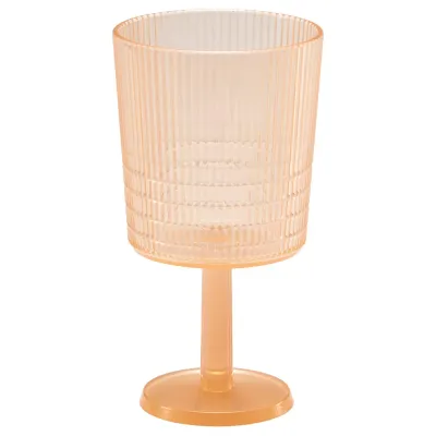 IKEA KALLSINNIG (ИКЕА КАЛЛСИННИГ) — Бокал для вина, пластик/оранжевый 32 кл