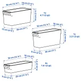 IKEA KLIPPKAKTUS (ИКЕА КЛИППКАКТУС) — Контейнер для холодильника 6 шт., прозрачный — фото 7