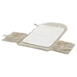 IKEA LEN (ИКЕА ЛЕН) — Матрасик для пеленания, бежевый в горошек складной 70x35 см — фото 2