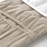 IKEA LEN (ИКЕА ЛЕН) — Матрасик для пеленания, бежевый в горошек складной 70x35 см — фото 4
