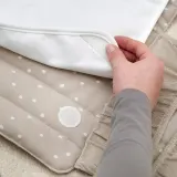 IKEA LEN (ИКЕА ЛЕН) — Матрасик для пеленания, бежевый в горошек складной 70x35 см — фото 5