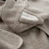 IKEA LEN (ИКЕА ЛЕН) — Полотенце детское с капюшоном, бежевое в форме зайчика 60x125 см — фото 2
