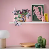 IKEA SMÅTÄRNA (ИКЕА СМОТЭРНА) — Искусственное растение в горшке, бумага/традесканция 10 см — фото 2