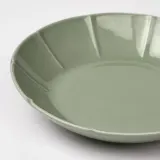IKEA STRIMMIG (ИКЕА СТРИММИГ) — Тарелка глубокая, керамика бледный серо-зелёный 23 см — фото 3