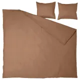 IKEA ÄNGSLILJA (ИКЕА ЭНГСЛИЛЙА) — Пододеяльник и 2 наволочки, светло-коричневый 200x200/50x60 см — фото 6