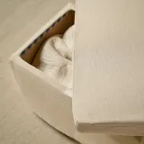 IKEA STRANDMON (ИКЕА СТРАНДМОН) — Чехол на пуф, Нагген бежевый — фото 3
