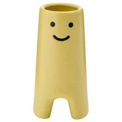 IKEA FRÖVÄXT (ИКЕА ФРЁВЭКСТ) — Ваза, жёлтый 14 см