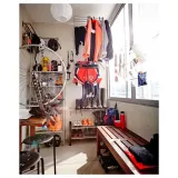 IKEA MARIUS (ИКЕА МАРИУС) — Табурет, черный 45 см — фото 4