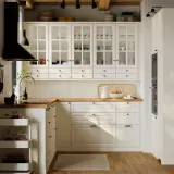 IKEA BODBYN (ИКЕА БОДБИН) — Дверца, кремовая 40x40 см — фото 2