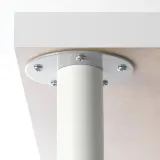 IKEA OLOV (ИКЕА ОЛОВ) — Ножка регулируемая, белый — фото 6