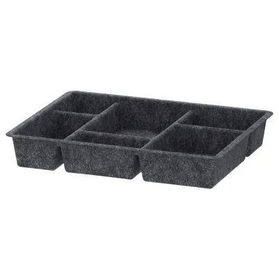 IKEA RAGGISAR (ИКЕА РАГГИСАР) — Короб для хранения, тёмно-серый 40x30 см