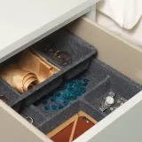IKEA RAGGISAR (ИКЕА РАГГИСАР) — Короб для хранения, тёмно-серый 40x30 см — фото 4