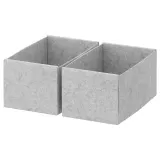 IKEA KOMPLEMENT (ИКЕА КОМПЛИМЕНТ) — Коробка, светло-серый 15х27х12 см — фото 1