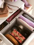 IKEA KOMPLEMENT (ИКЕА КОМПЛИМЕНТ) — Коробка, светло-серый 15х27х12 см — фото 4