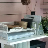 IKEA DRÖNJÖNS (ИКЕА ДРЁНЙЁНС) — Лоток для писем — белый — фото 3