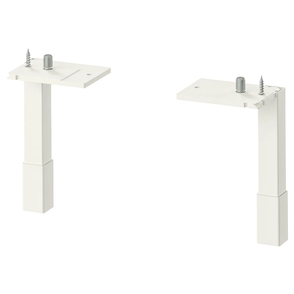IKEA ENHET (ИКЕА ЕНХЕТ) — Ножки для шкафа, белый 12,5 см