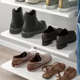 IKEA BOAXEL (ИКЕА БОАКСЕЛ) — Полка для обуви, белый 60x40 см — фото 2