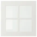 IKEA STENSUND (ИКЕА СТЕНСУНД) — Дверь стеклянная, белый 40x40 см — фото 1