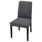 IKEA BERGMUND (ИКЕА БЕРГМУНД) — Чехол на стул, Гуннаред среднесерый — фото 3