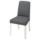 IKEA BERGMUND (ИКЕА БЕРГМУНД) — Чехол на стул, Гуннаред среднесерый — фото 4